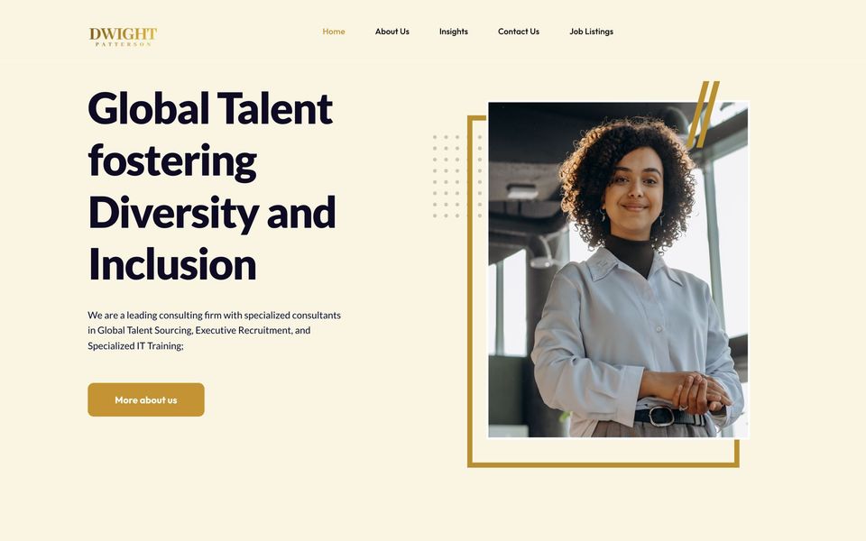 Dwight Patterson website