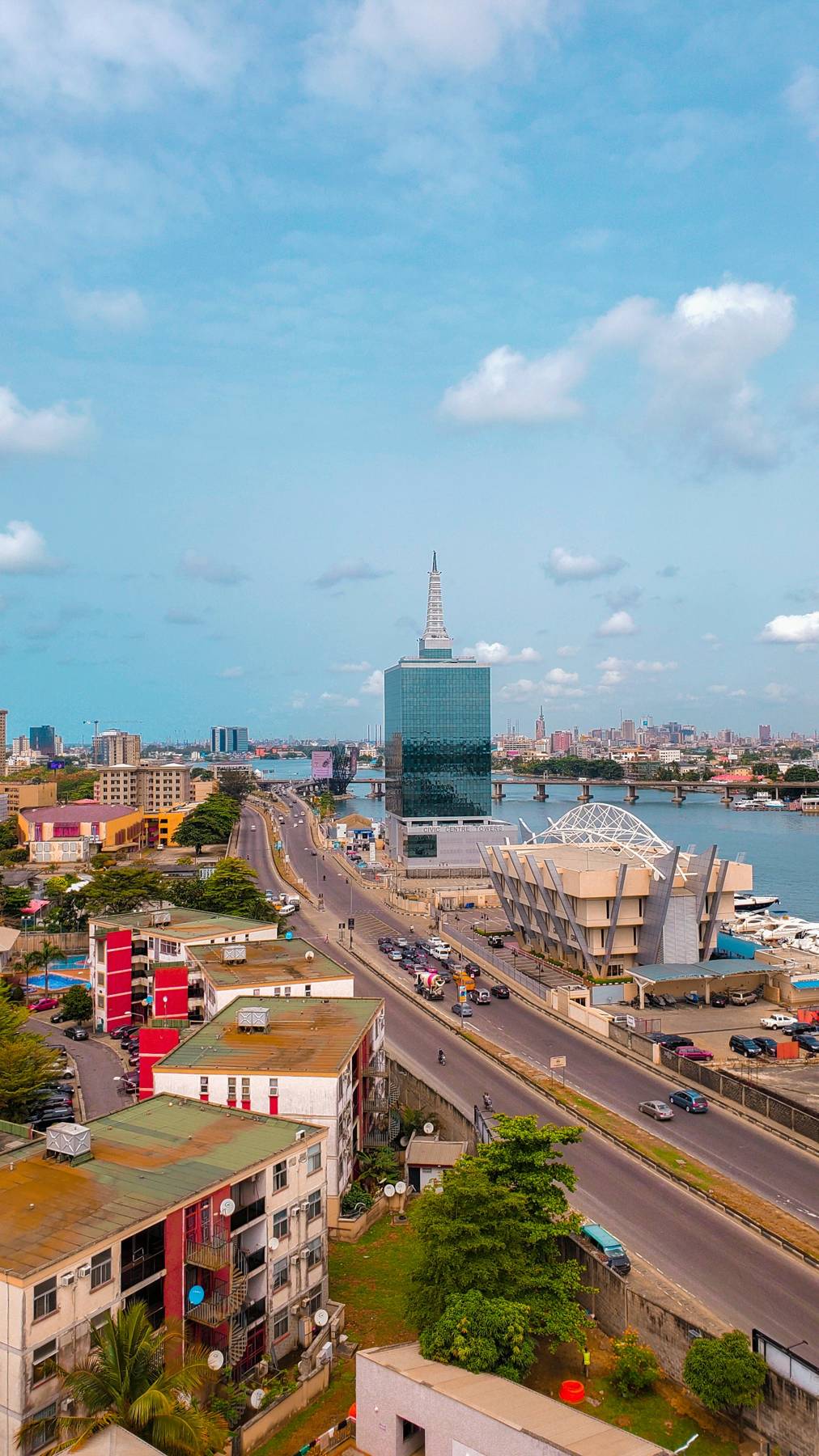 The Lagos skyline
